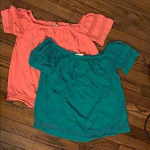 Off the shoulder shirt BUNDLE